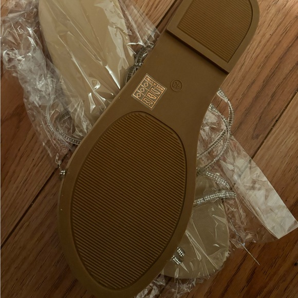 Sparkly sandals - new never worn - bought for wedding - never used- UK43/11 - Picture 3 of 4